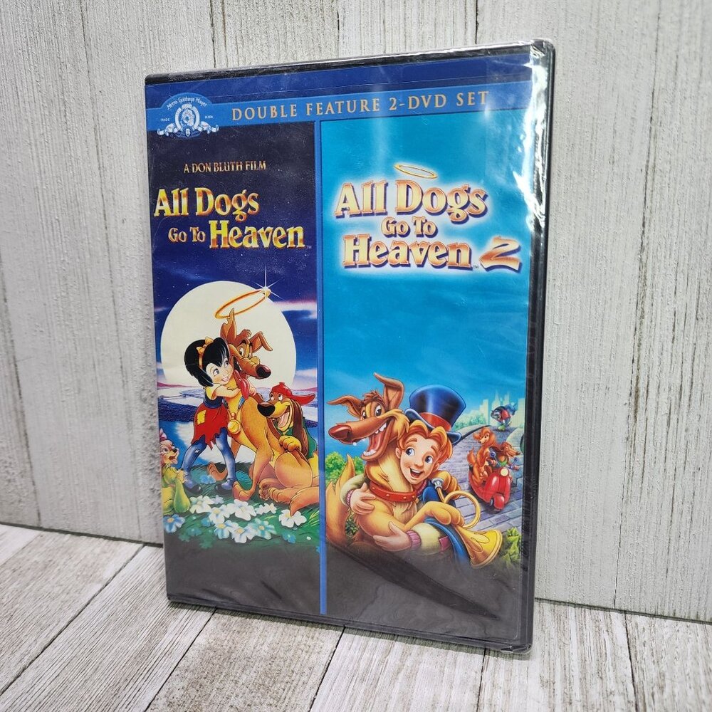 All Dogs Go To Heaven - Double Feature 2-DVD Set 2008 - Brand NEW!